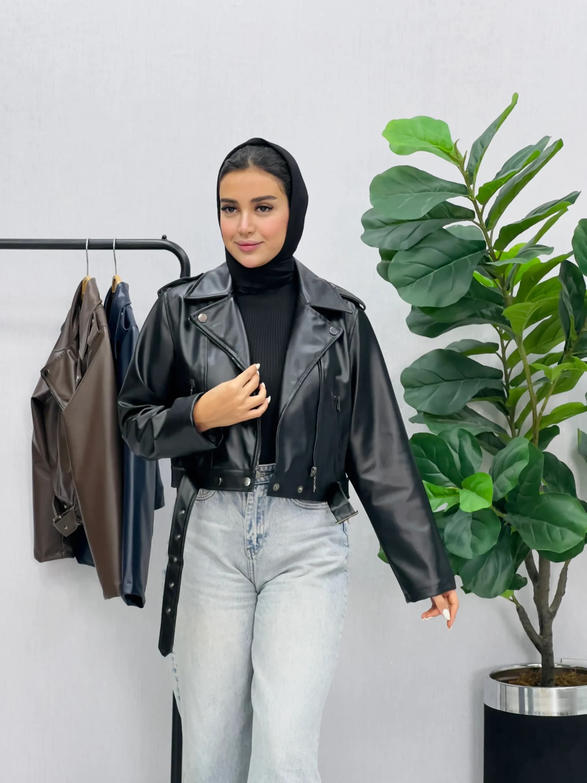 نیم تنه چرم ساغر — تصویر ۸