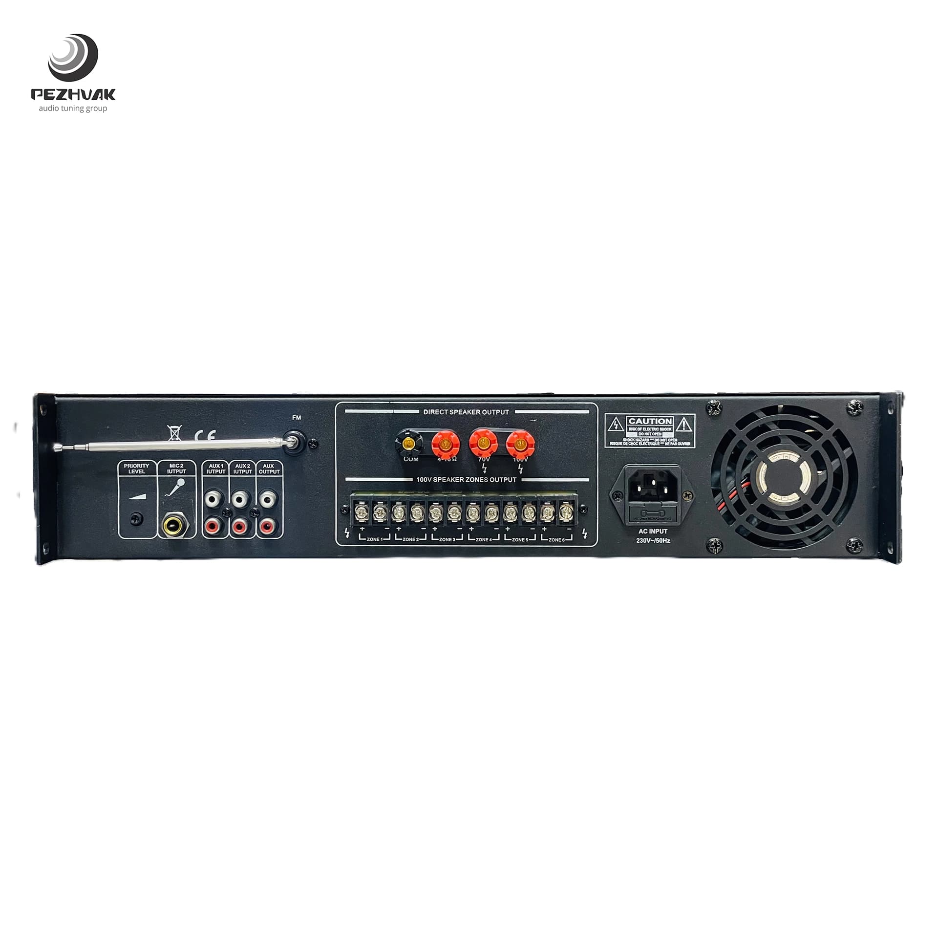آمپلی فایر رومیزی چرمن مدل PA-400 — تصویر ۵