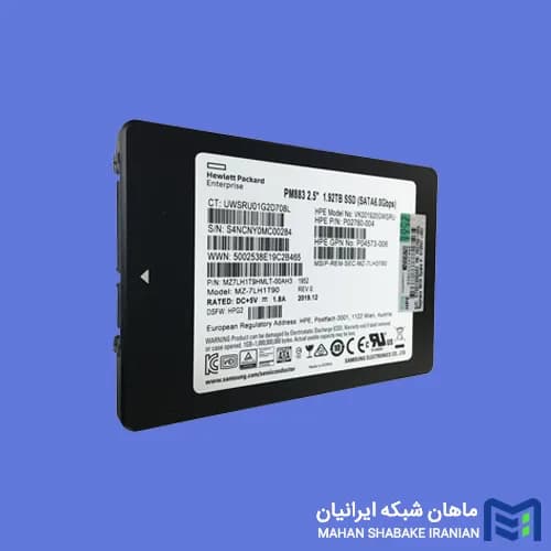 SSD سرور SAMSUNG PM883 1.92TB SATA 6G MZ7LH1T9HMLT