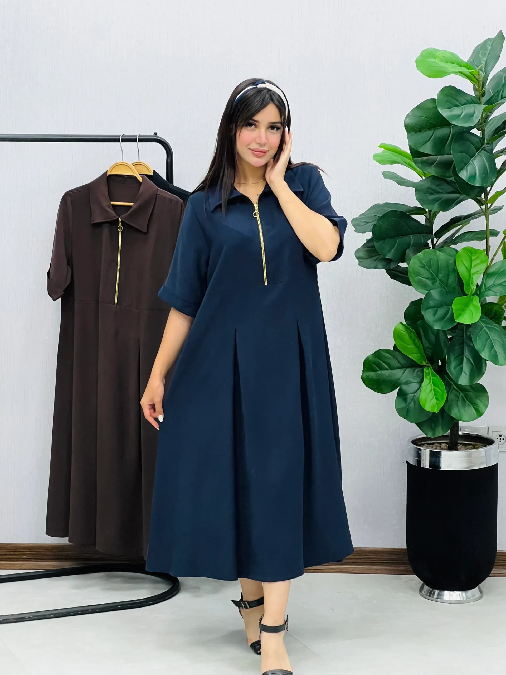 کفتان کتان سیلک روژینا