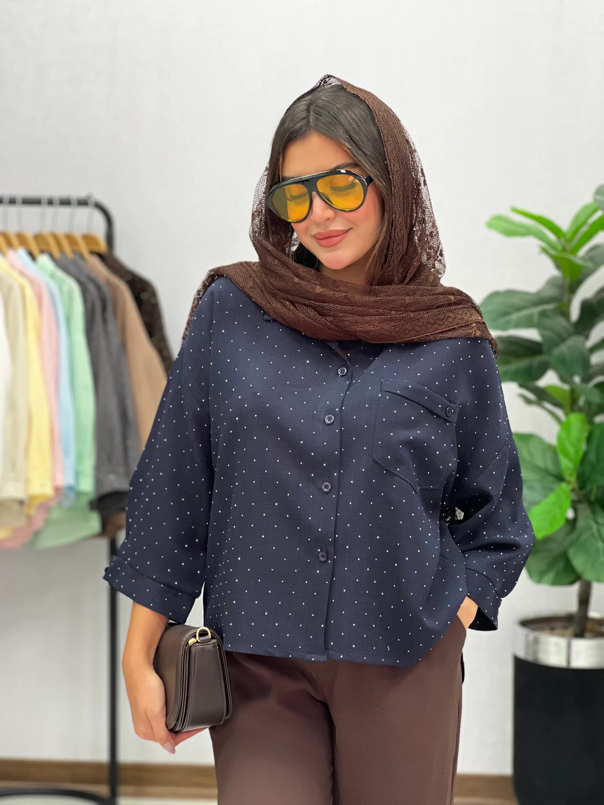 شومیز نگین‌دار سانیلا