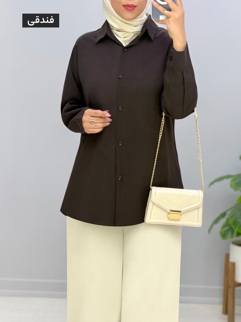 شومیز مانتویی سیلک دلاسو کد 329979 — تصویر ۱۱