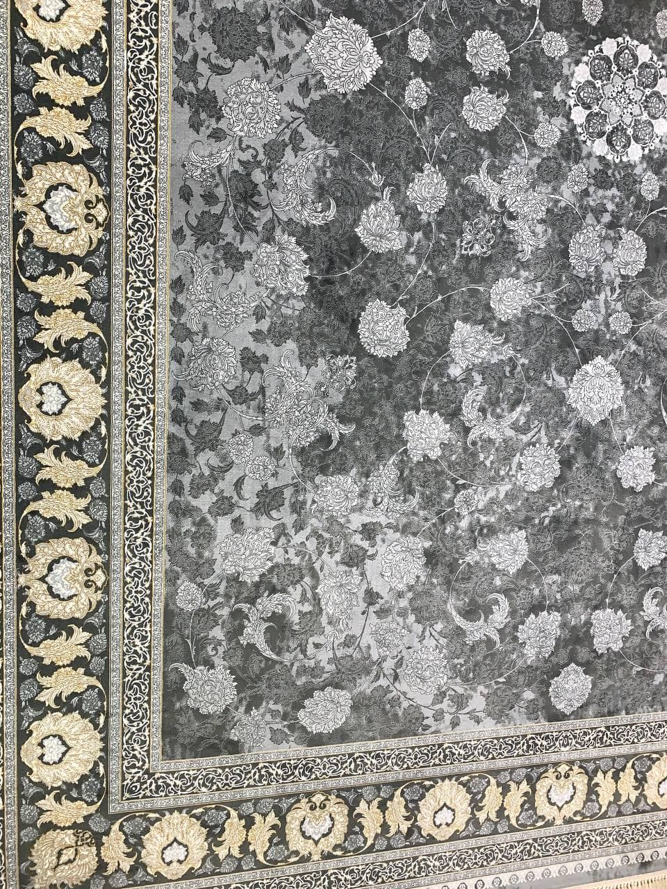 فرش ۱۲۰۰ شانه تراکم ۳۶۰۰ بدون برجستگی قصر دودی ده رنگ — تصویر ۶