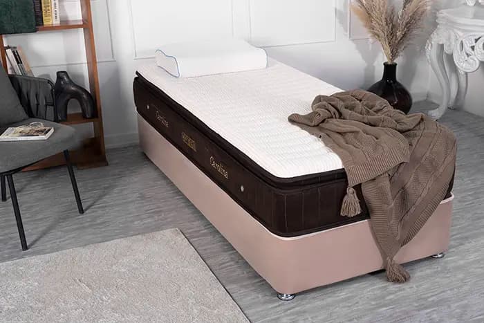 تشک سوپر مدیکال کارن تک نفره مدل کارولینا سایز 200*120