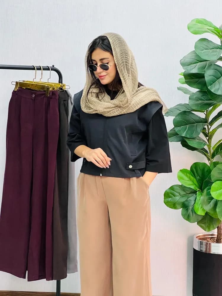 شلوار کمرکش دار طنین — تصویر ۵