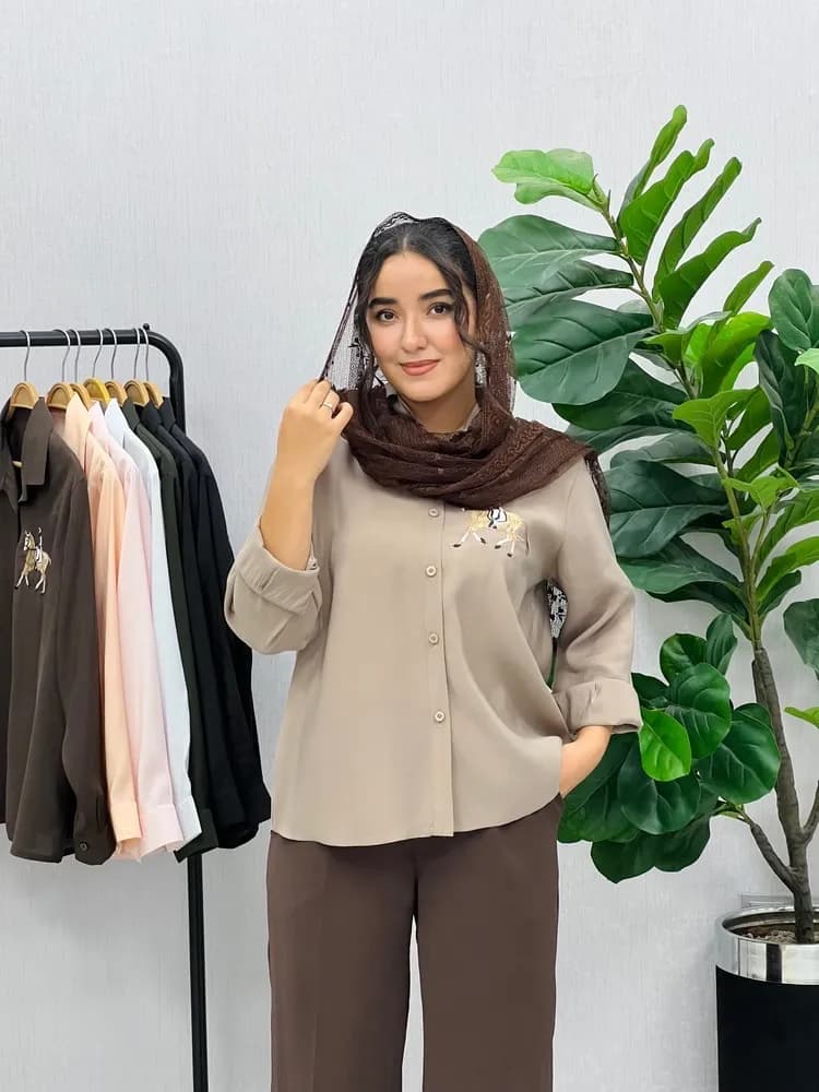 شومیز گلدوزی شکیبا — تصویر ۳