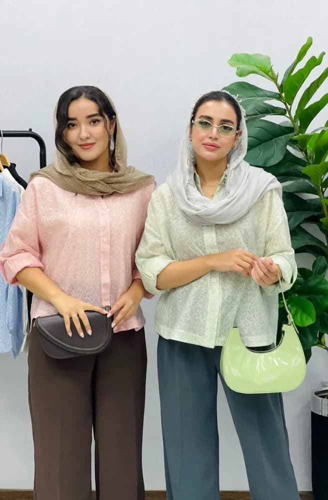 شومیز آستین‌بنددار کژال — تصویر ۸