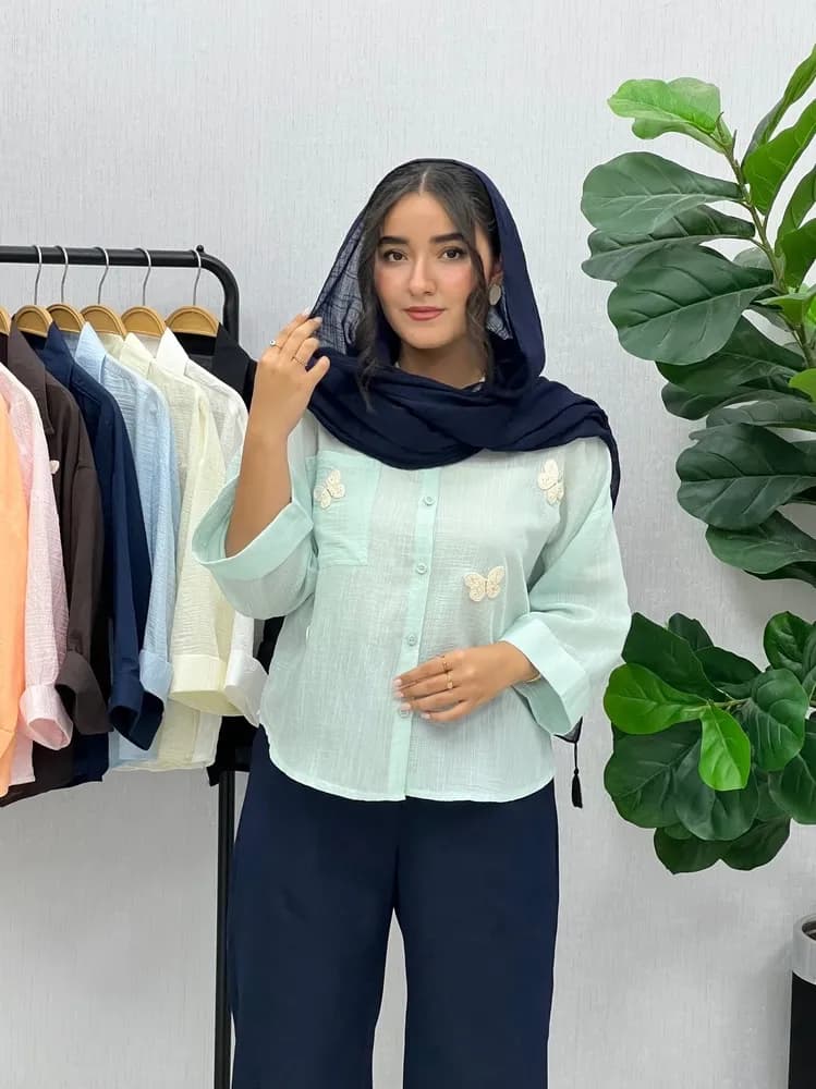 شومیز پروانه‌ای تیسا — تصویر ۱۰