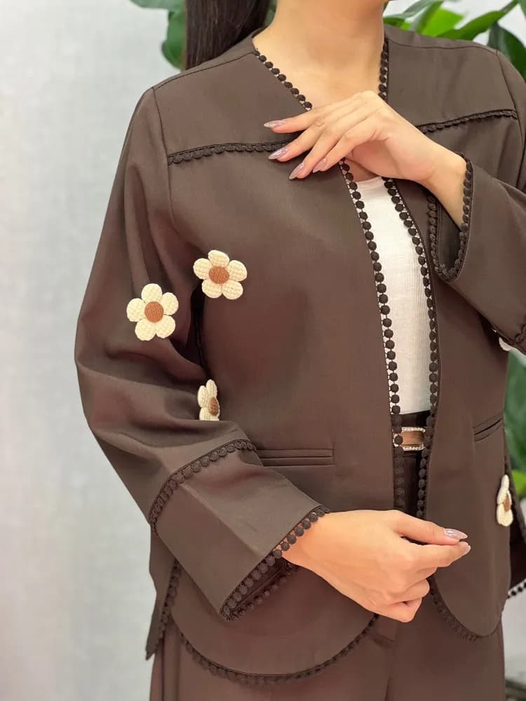 کت و شلوار گل دار لیانا — تصویر ۱۱