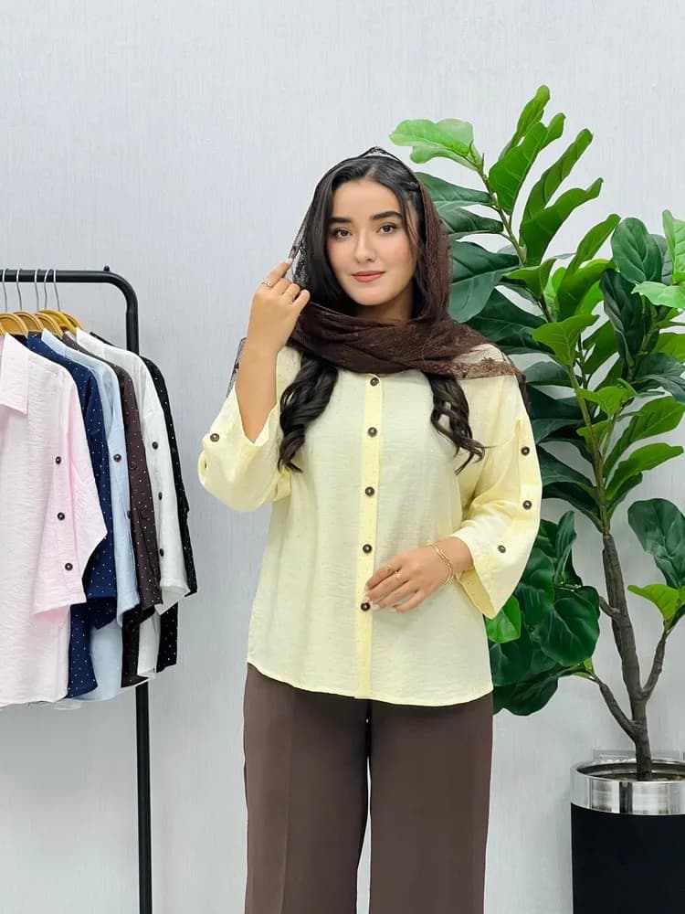 شومیز نگیندار برکه — تصویر ۱۱