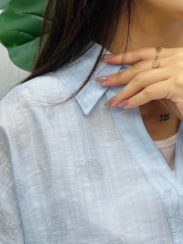 شومیز طرح گل هستی — تصویر ۱۱