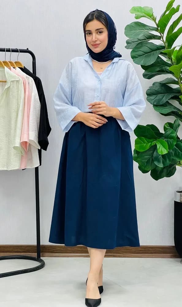 شومیز طرح گل هستی