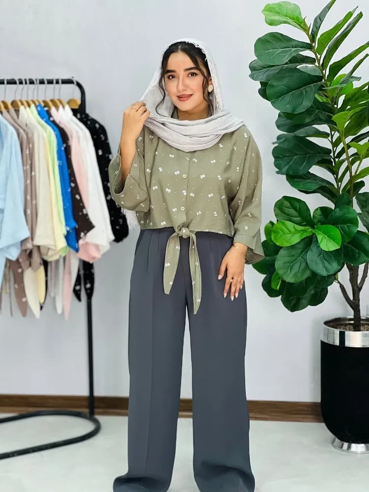شومیز گره ای پروانه — تصویر ۲