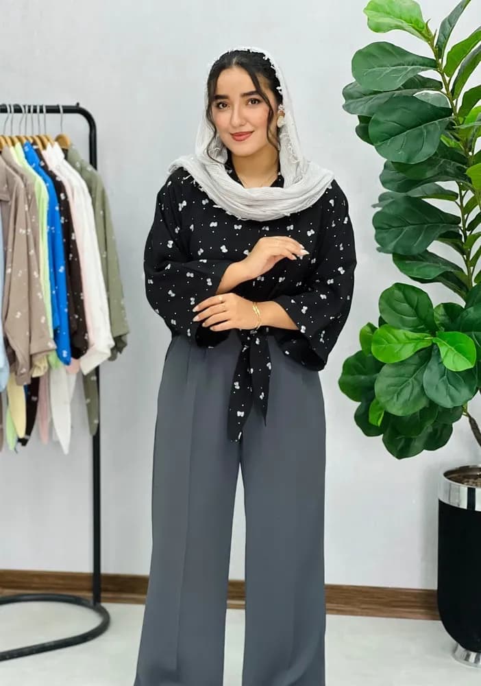 شومیز گره ای پروانه — تصویر ۷