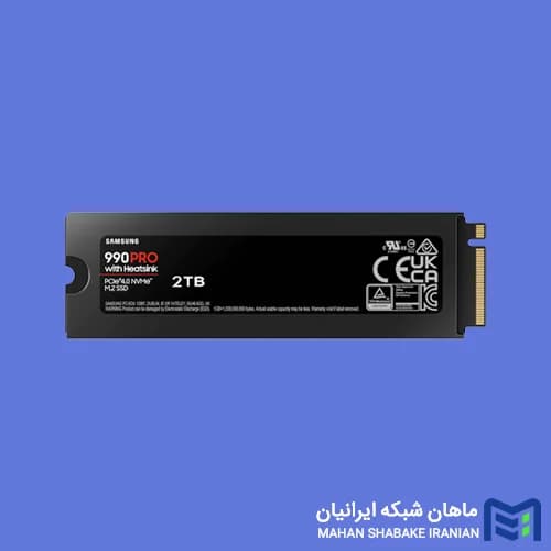 SSD سرور سامسونگ Samsung 990 Pro Heatsink M.2 2280 NVMe 2TB — تصویر ۲