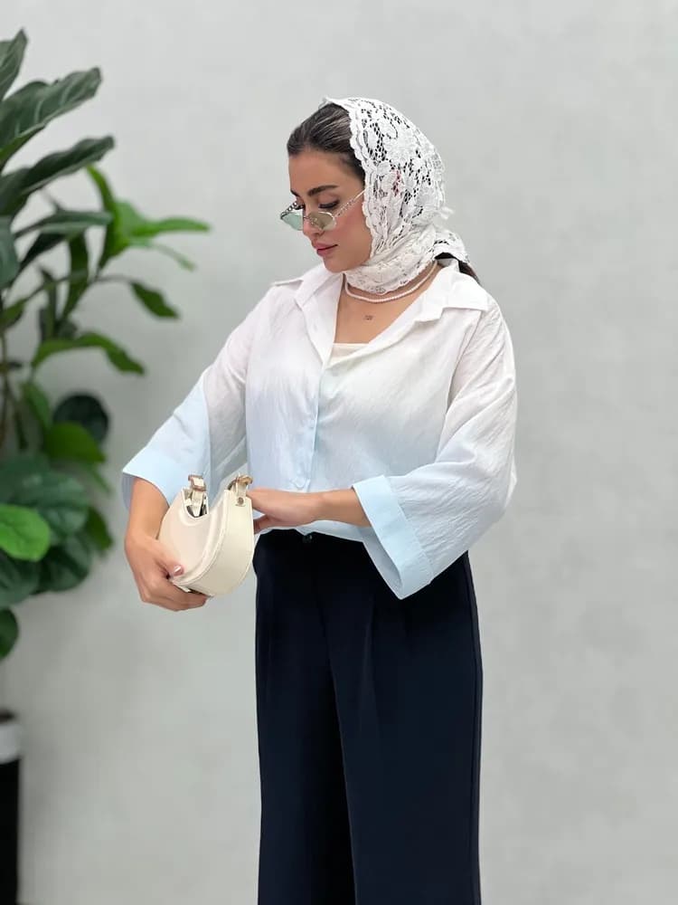 شومیز آبرنگی آیسل — تصویر ۱۰