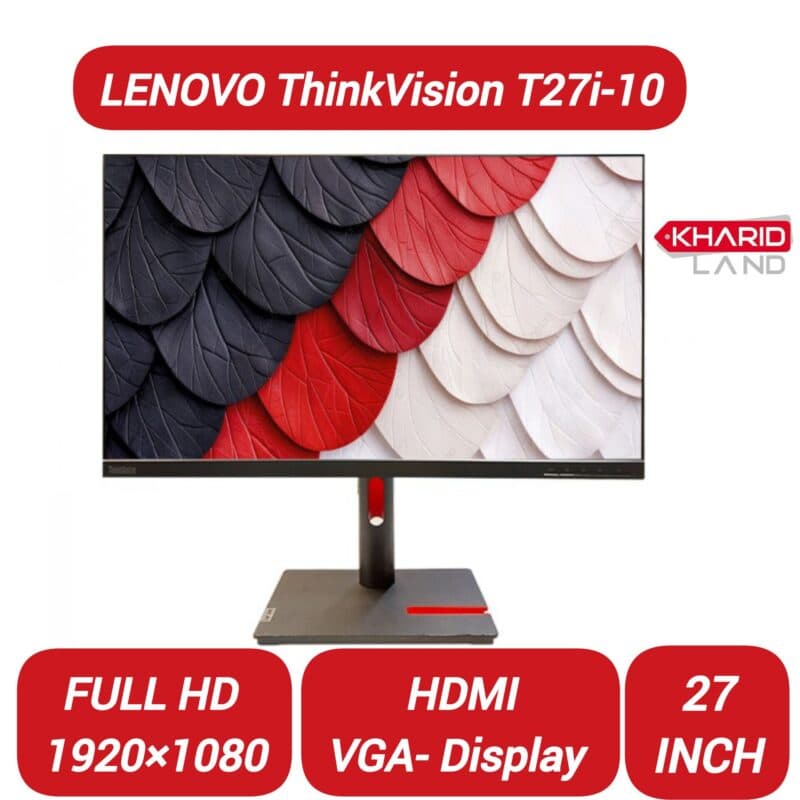 مانیتور استوک لنوو LENOVO ThinkVision T27i-10 — تصویر ۴