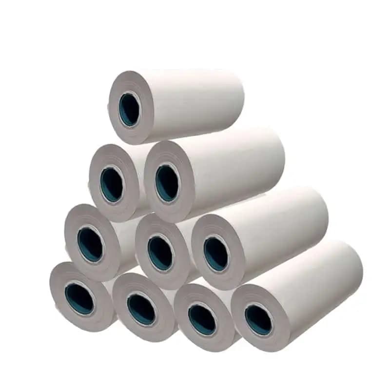 کاغذ مخصوص پرینتر حرارتی هانسول مدل 80mm بسته 10 تایی — تصویر ۳