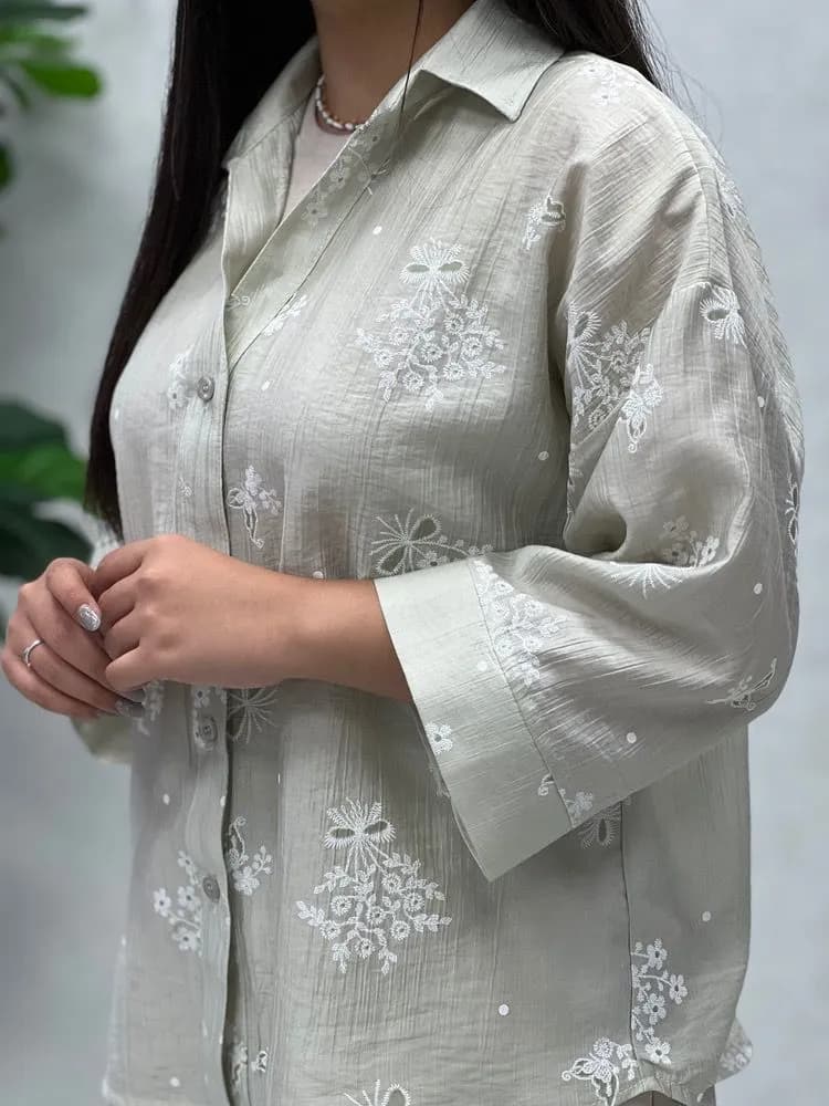 شومیز طرحدار مرسانا — تصویر ۲