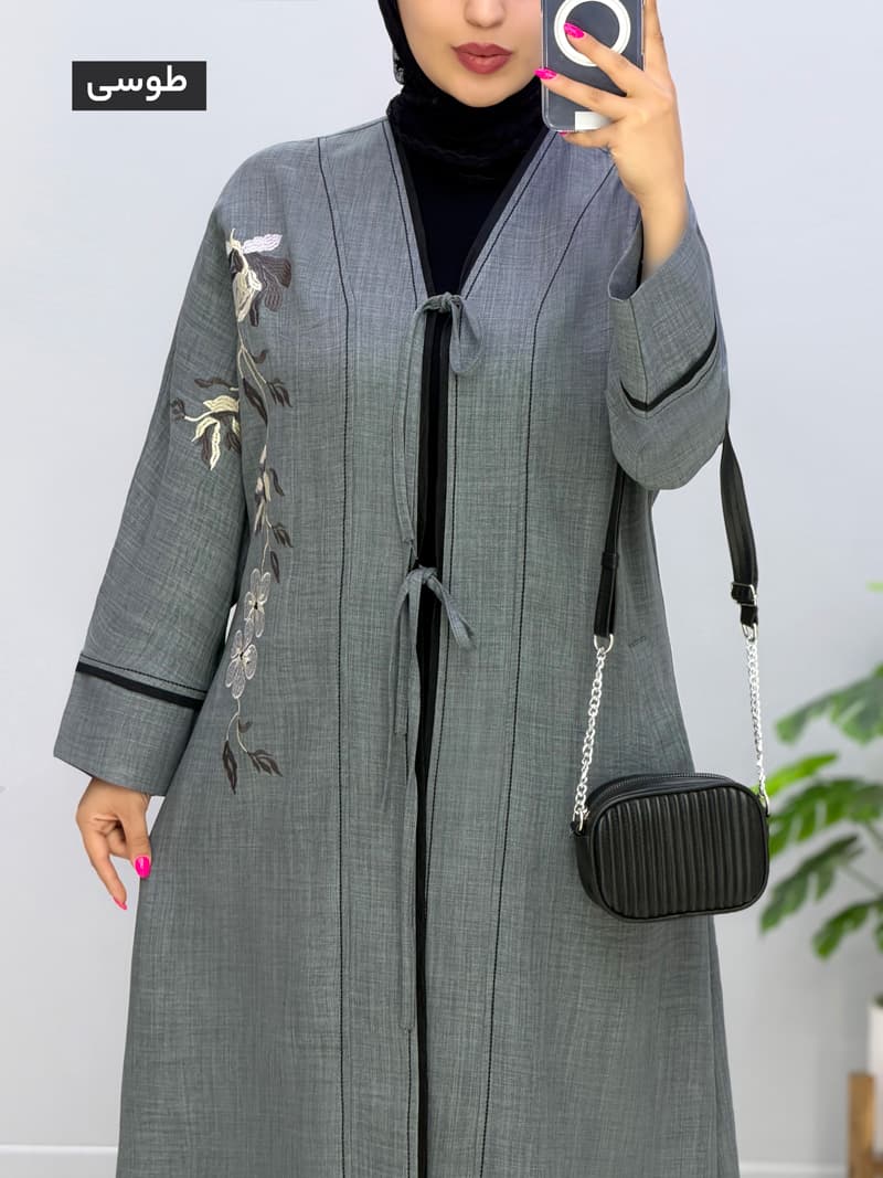 مانتو گلدوزی سوگل کد 452585 — تصویر ۱۱