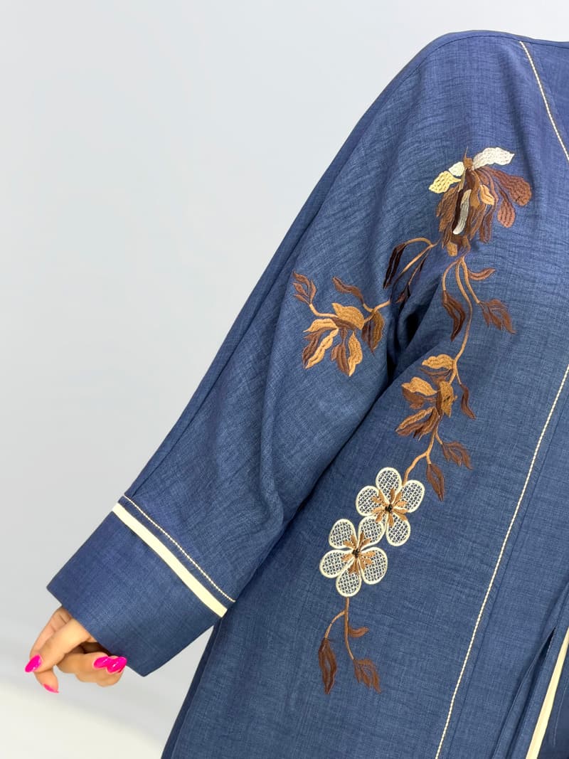 مانتو گلدوزی سوگل کد 452585 — تصویر ۸