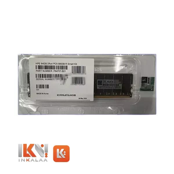 رم سرور HPE 64GB Dual Rank x4 DDR5‑5600 P64707-B21 — تصویر ۴