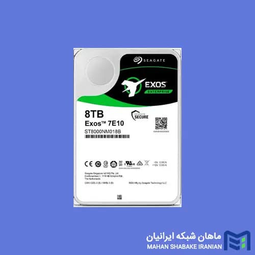 هارد سیگیت Seagate Exos 7E10 ST8000NM018B SAS 3.5 Inch ظرفیت 8 ترابایت — تصویر ۴