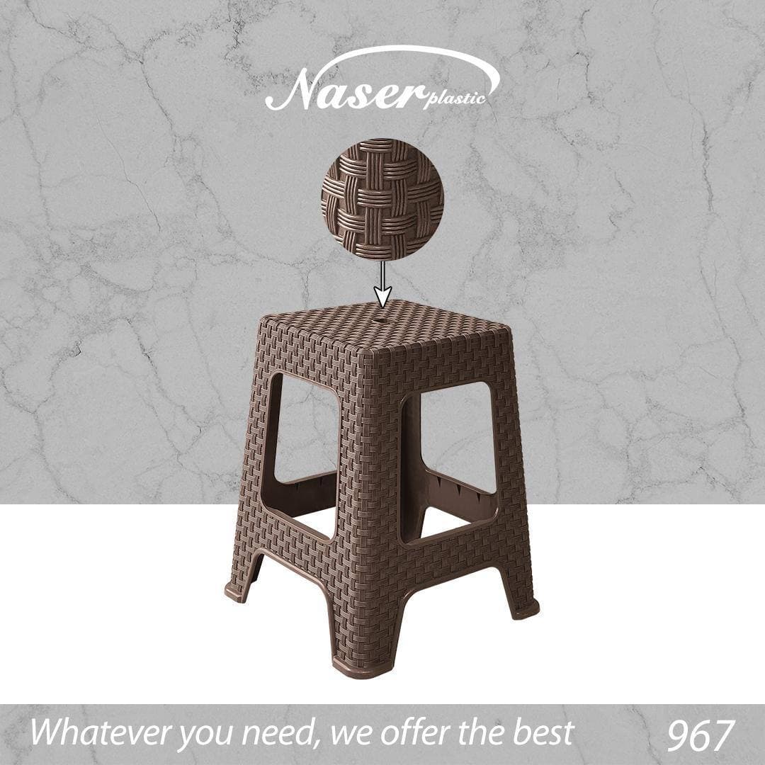 چهارپایه حصیری بلند ناصرپلاستیک کد 967