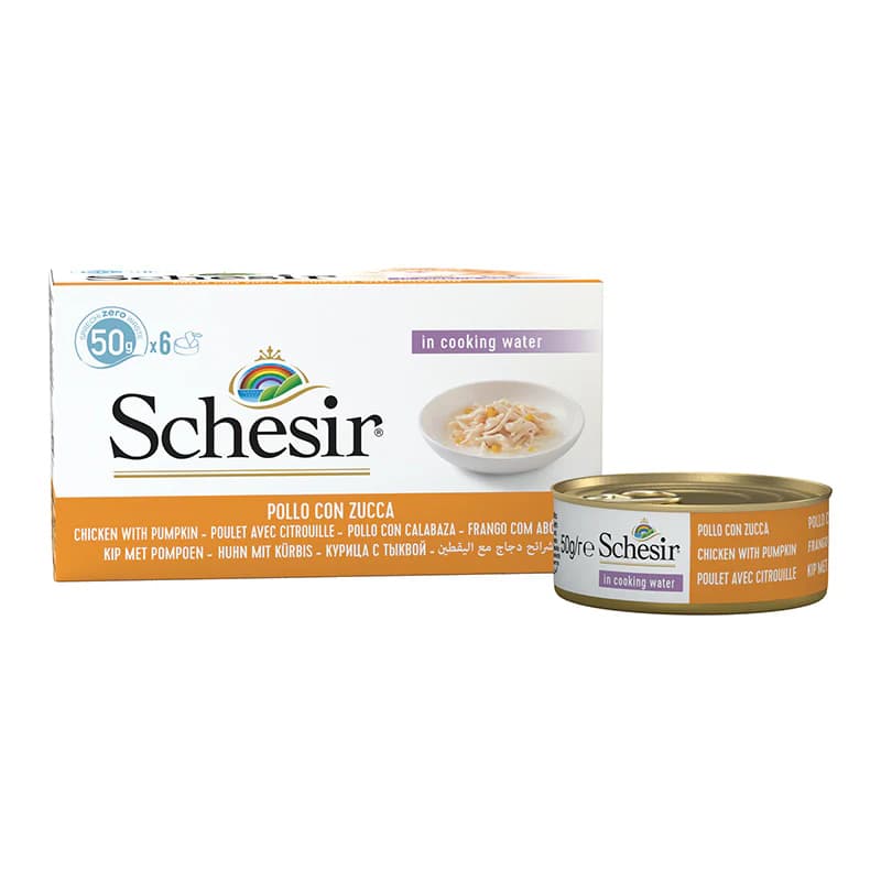 کنسرو گربه شسیر مرغ و کدو حلوایی در سس — تصویر ۴