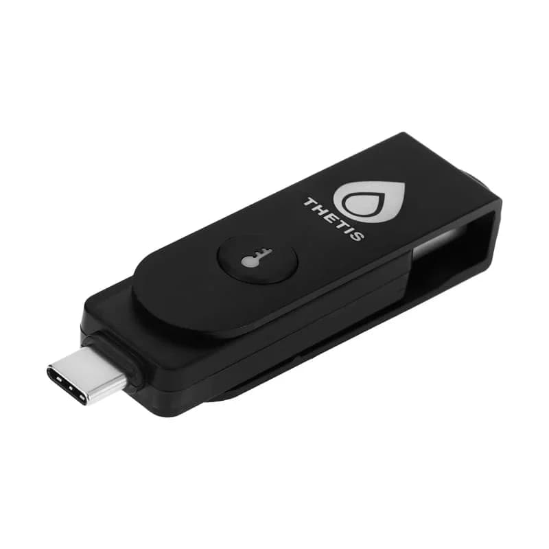 کلید امنیتی تتیس PRO FIDO2 NFC | احراز هویت دوگانه (USB-C & USB-A) — تصویر ۵