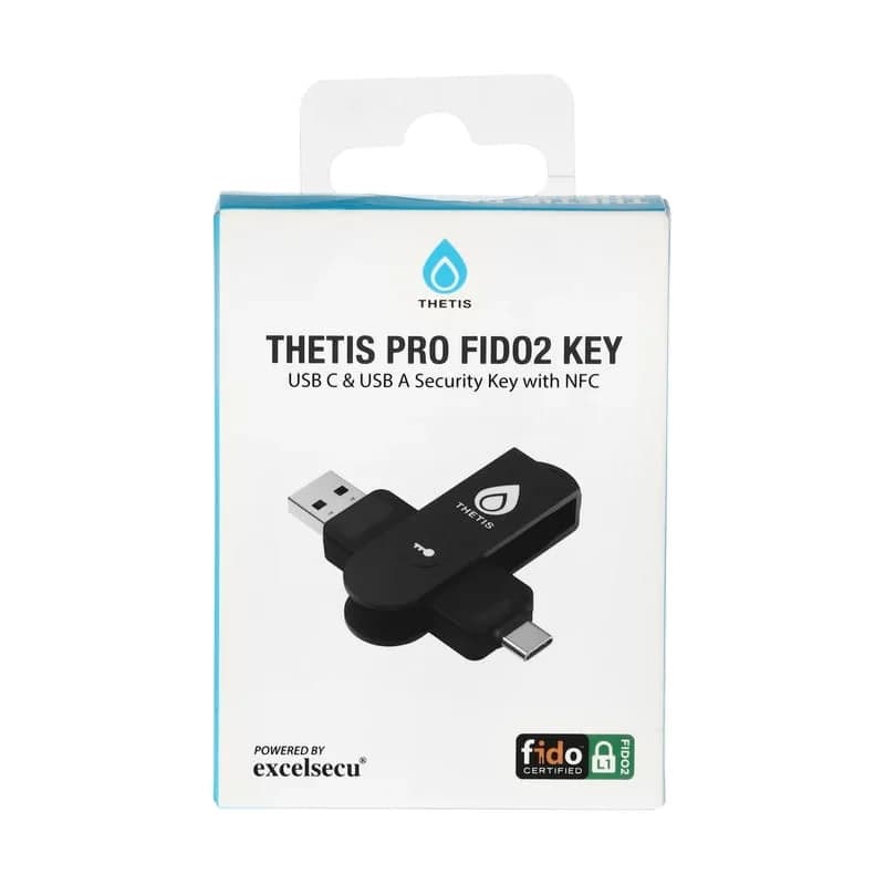 کلید امنیتی تتیس PRO FIDO2 NFC | احراز هویت دوگانه (USB-C & USB-A) — تصویر ۳