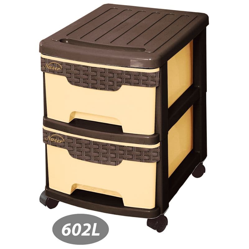 فایل 2 طبقه ساده L ناصر پلاستیک کد 602 — تصویر ۸