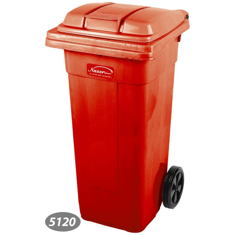 سطل چرخ دار ناصر پلاستیک کد 5120 — تصویر ۲