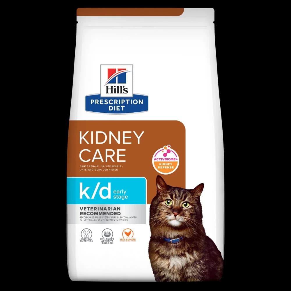 غذای خشک گربه هیلز مراقبت کلیه (Kidney Care k/d early stage) ۱/۵ کیلویی — تصویر ۳