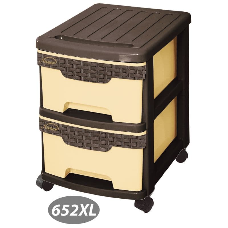 فایل 2 طبقه XL ناصر پلاستیک کد 652