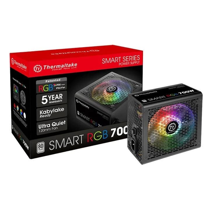 منبع تغذیه کامپیوتر ترمالتیک مدل Smart RGB 700W — تصویر ۳