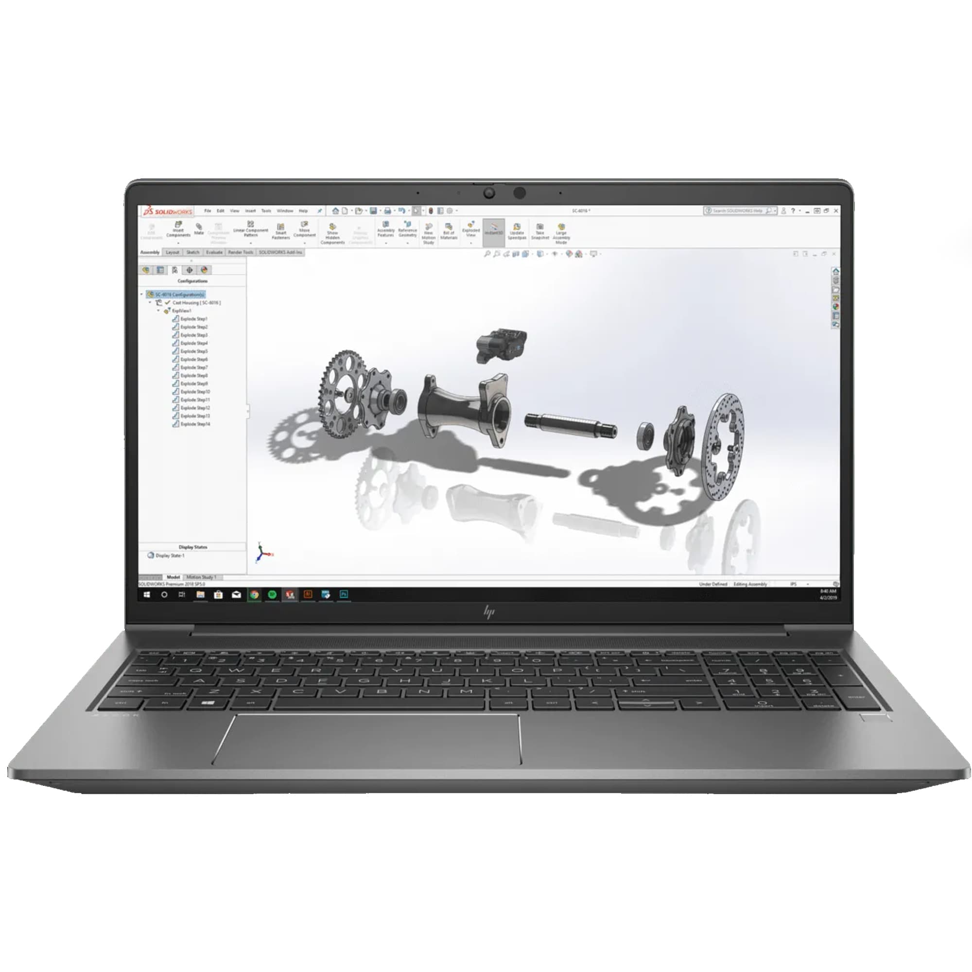 لپ تاپ استوک HP ZBook Power G8 Core i7 16GB 512GB SSD 4G — تصویر ۳