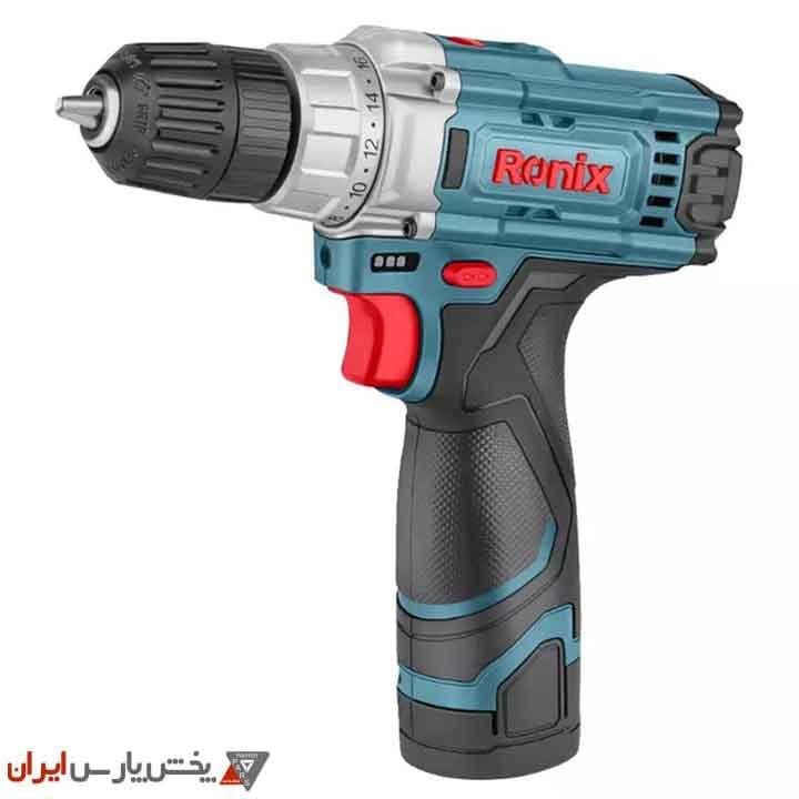دریل پیچگوشتی شارژی 12 ولت NEW رونیکس مدل 8613