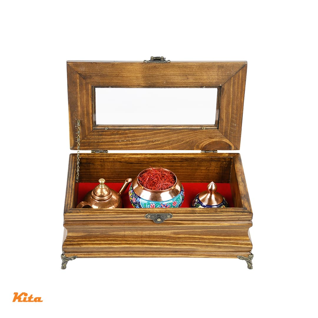 هدیه زعفران و صنایع دستی KITA مدل زرنگار