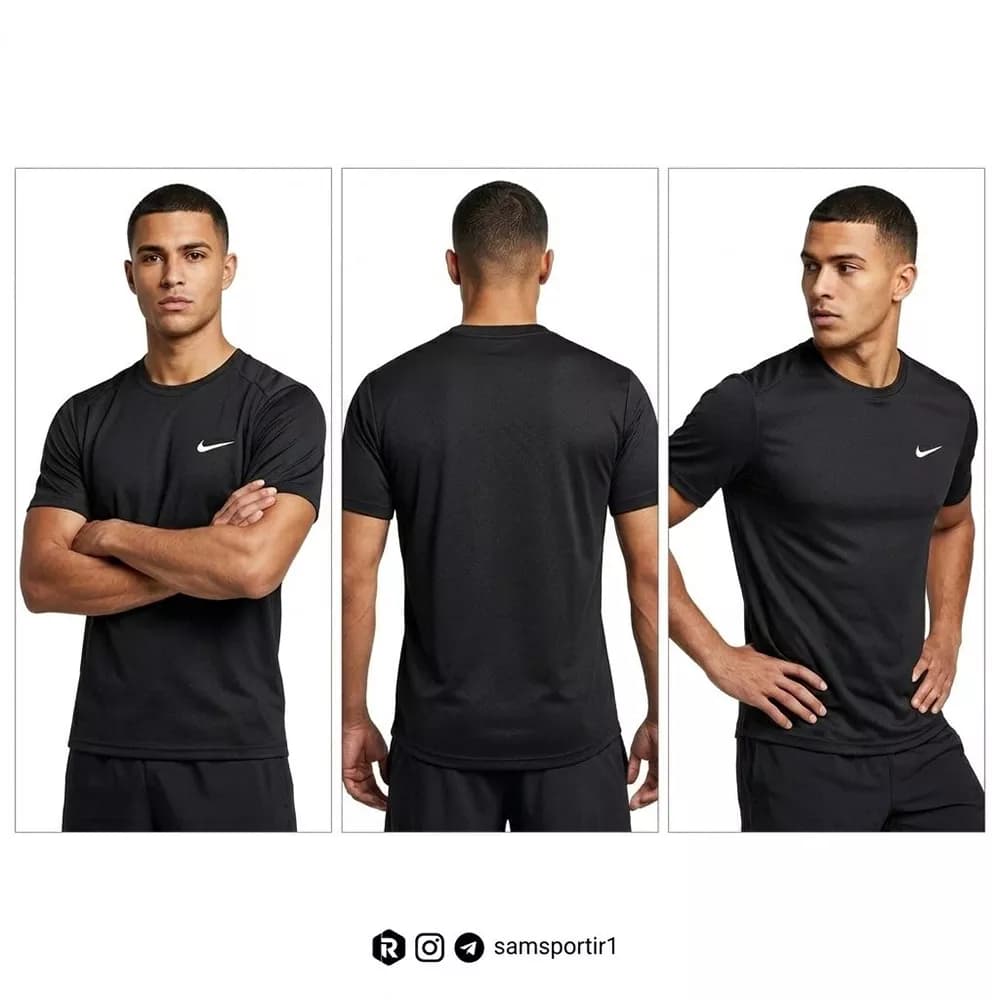 تیشرت ورزشی تنفسی نایک M تا 2XL — تصویر ۵