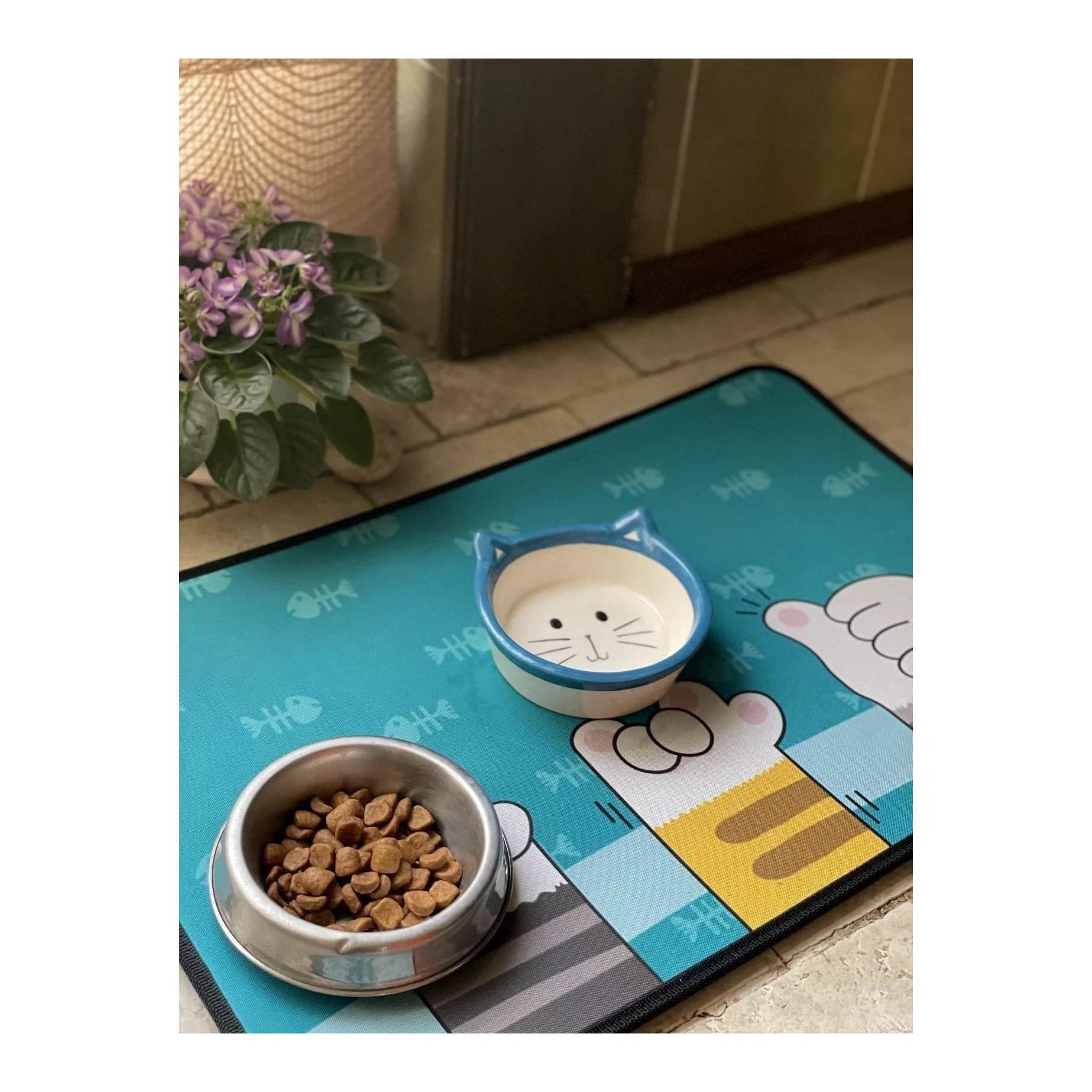 مت ظرف آب و غذا طرح گربز — تصویر ۶