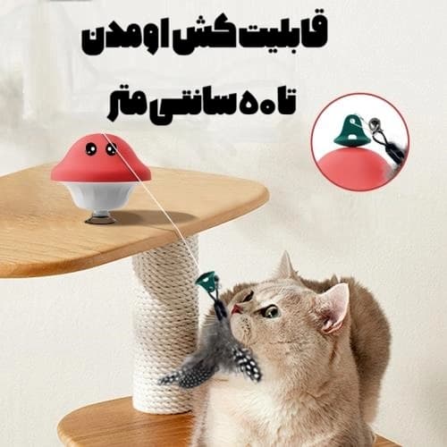 چسبونک کشی گربه مدل قارچ — تصویر ۸