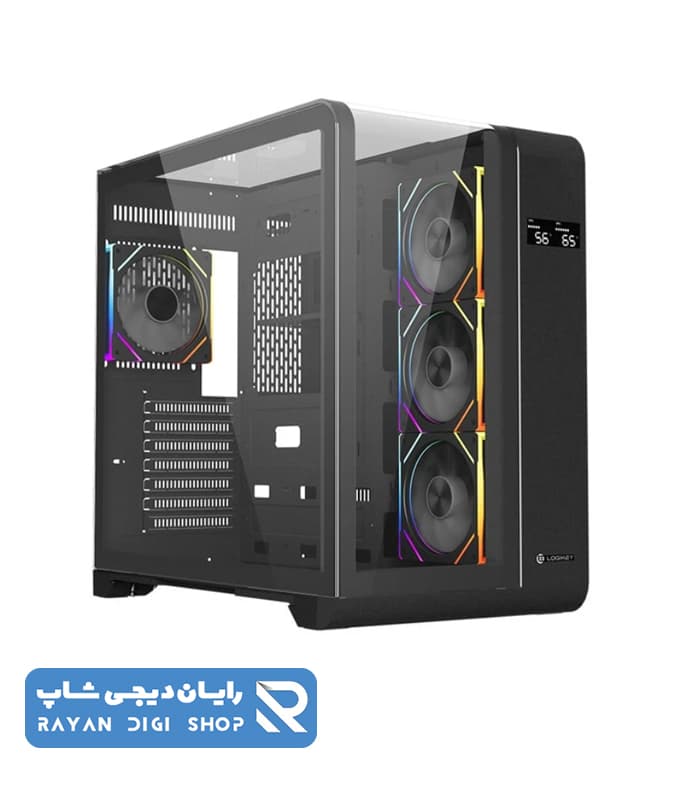 کیس کامپیوتر گیمینگ لاجی کی مدل LK-C654B — تصویر ۲
