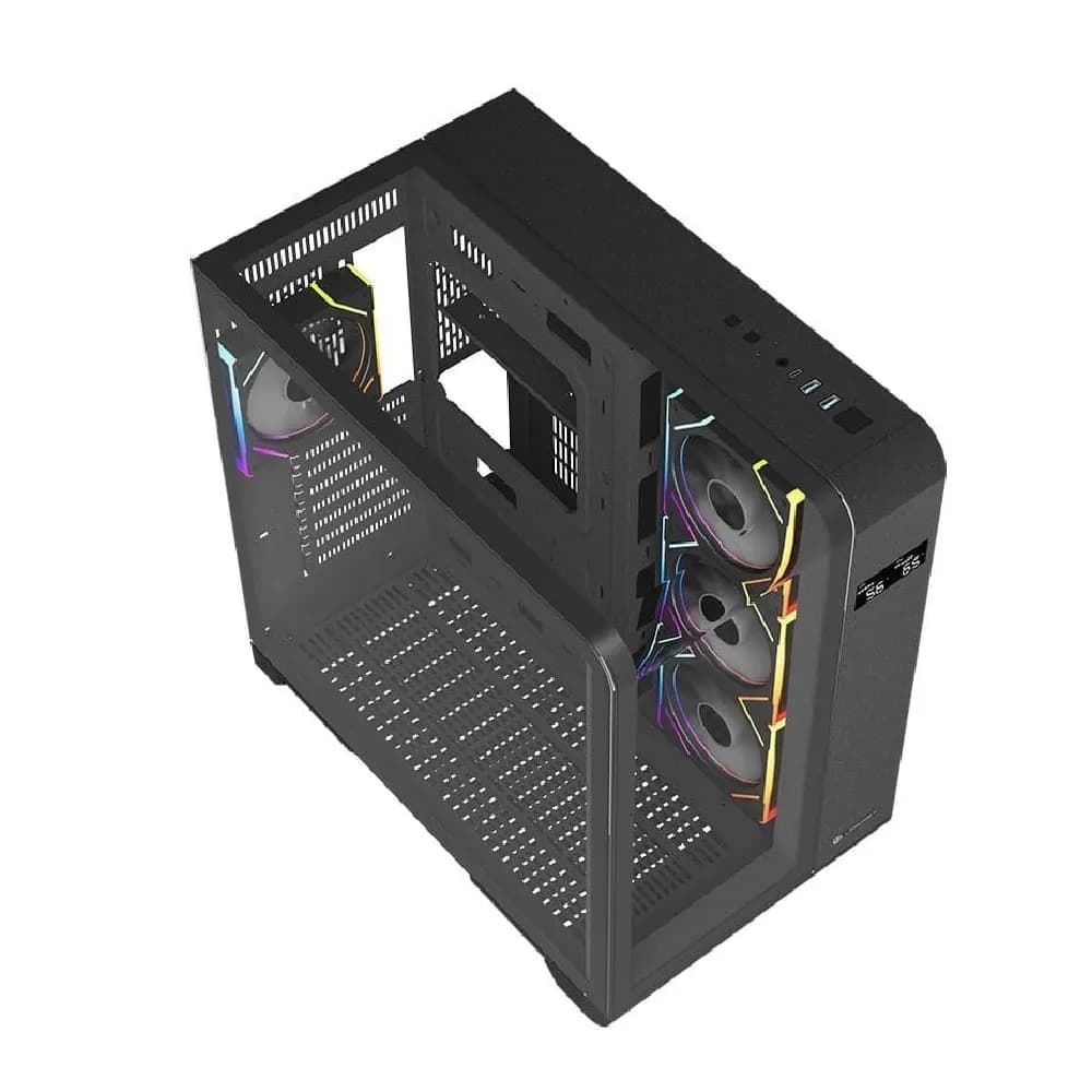 کیس کامپیوتر گیمینگ لاجی کی مدل LK-C654B — تصویر ۴