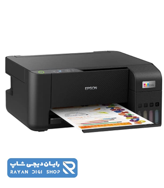 پرینتر جوهر افشان اپسون مدل EcoTank L3210 به همراه جوهر