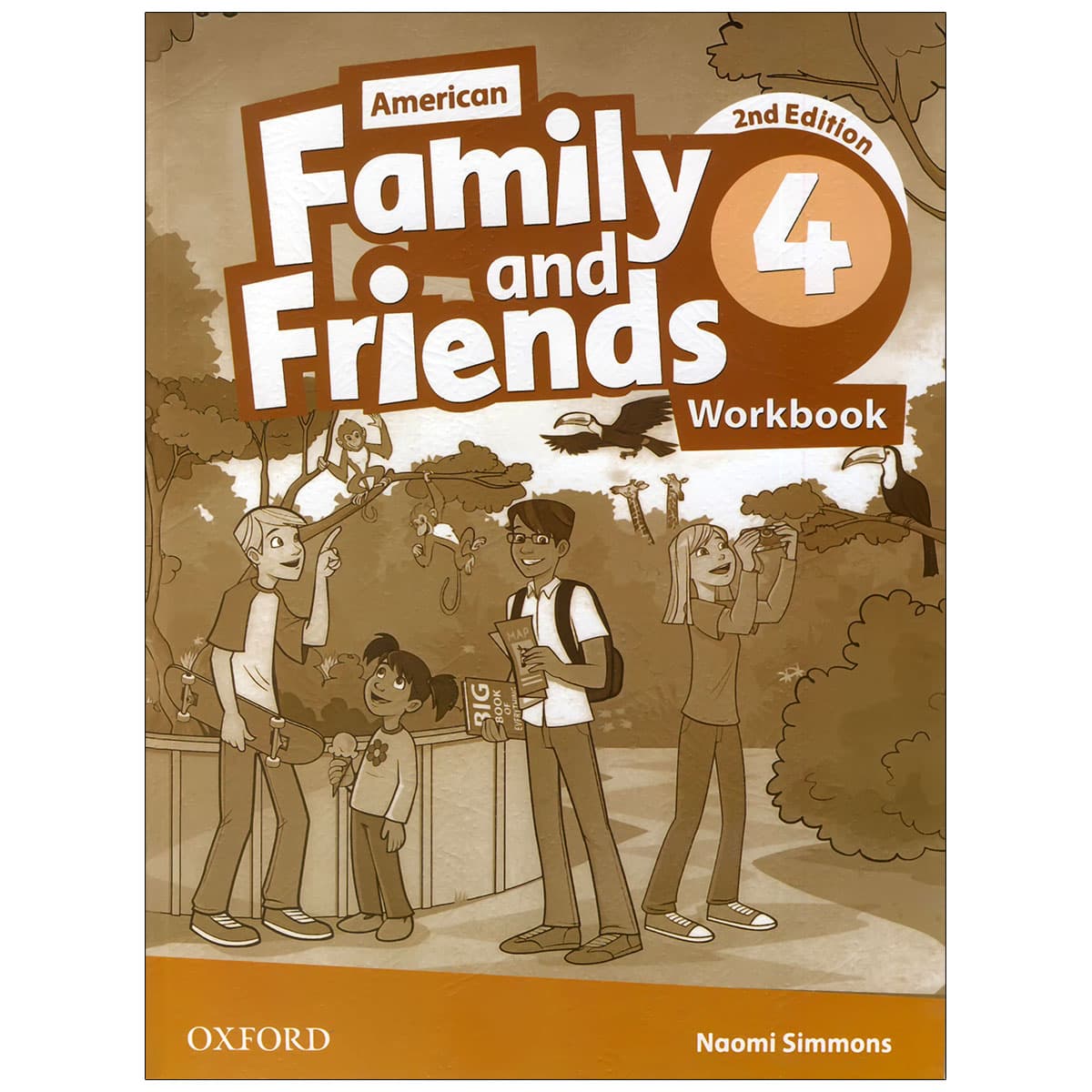 American Family and Friends 4 کتاب فمیلی اند فرند 4 امریکن سایز رحلی — تصویر ۴
