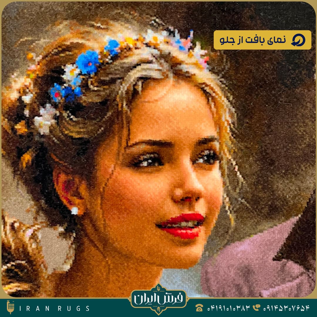 تابلوفرش دستباف طرح پاسور باز کد 3089 — تصویر ۵