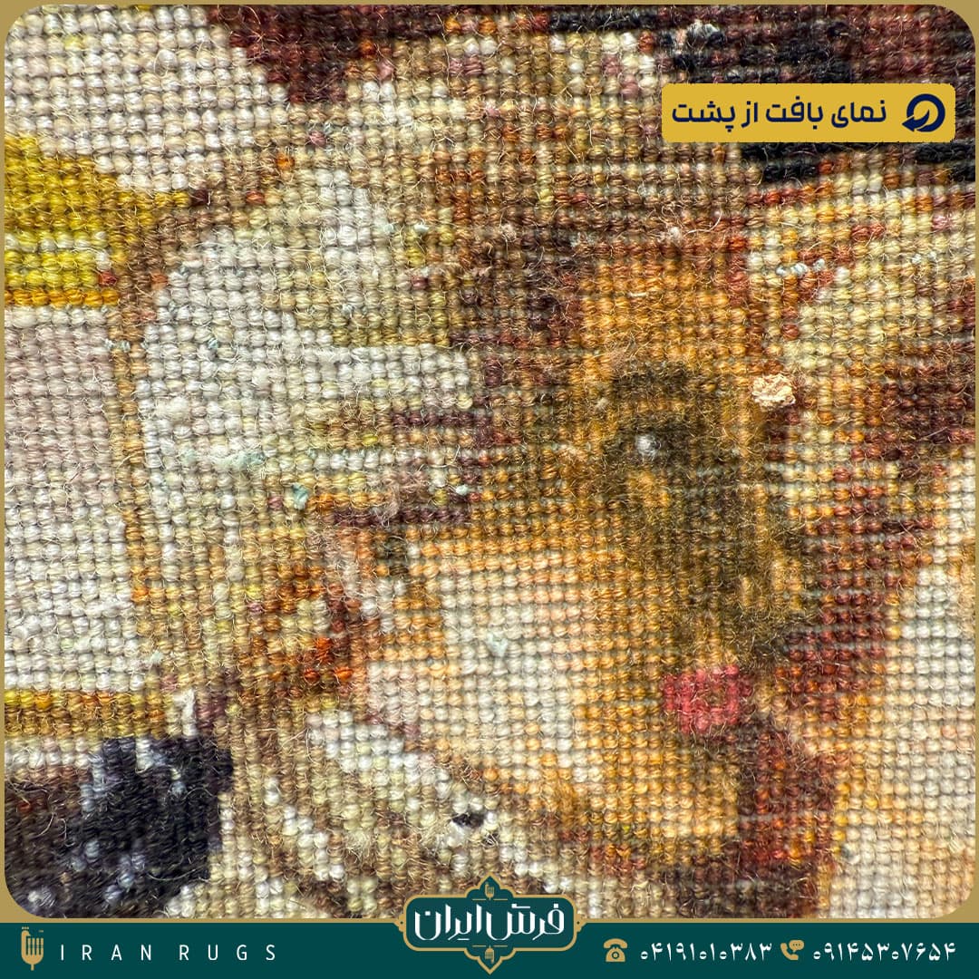تابلوفرش دستباف طرح تولد شاهزاده — تصویر ۶