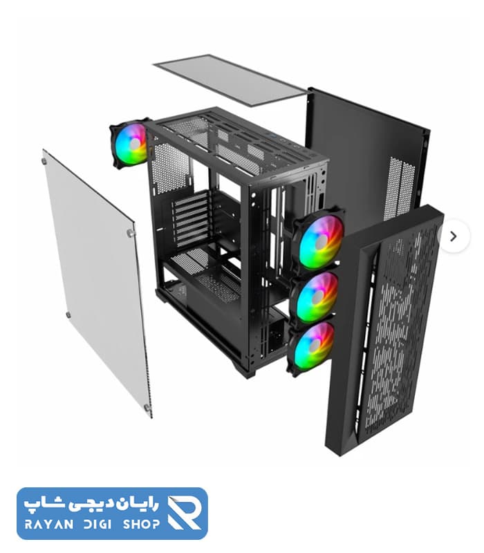 کیس کامپیوتر لاجی کی مدل LK-C344B — تصویر ۴