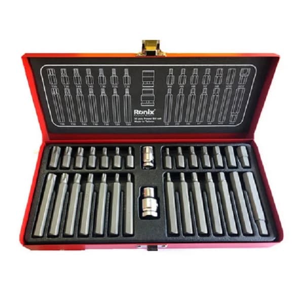 جعبه بیت ترکیبی ستاره ای و شش گوش 30 پارچه رونیکس مدل RH-2697